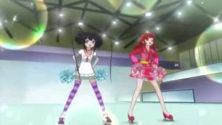 Pretty Rhythm Aurora Dream   Aira and Kaname Dance Clip