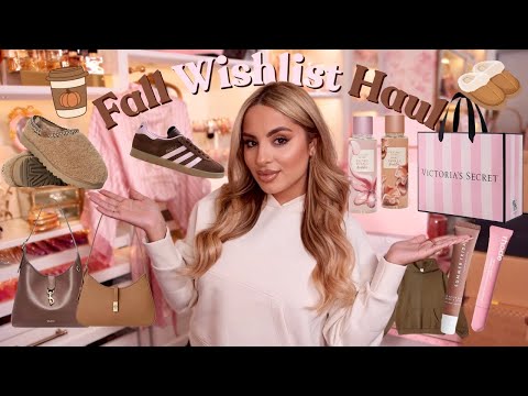 HUGE FALL HAUL 2025 🧸🩰🍂  I Finally Bought EVERYTHING From My Wishlist!