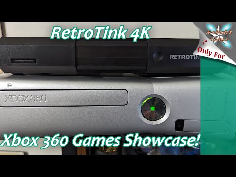 RetroTink 4K Xbox 360 Games Showcase - Xbox 360 Looking Better Than Ever In 4K!
