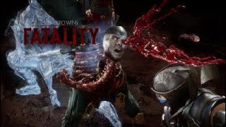 Mortal Kombat 11 Sub Zero fatality frozen in time