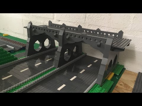 Stadt Update (108) Die Modulare Zugbrücke über den Highway wird gebaut & natürlich der Highway.