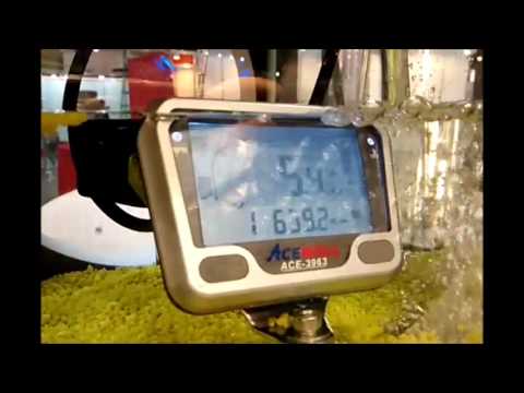 Acewell speedometer ACE 3000 waterproof display at 2016 EV Taiwan