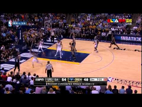 Tony Parker 37 points vs Memphis Grizzlies full highlights NBA Playoffs GM4 WCF 05/27/2013 HD