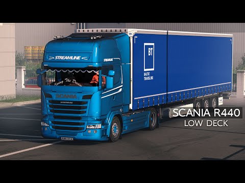 ETS2 1.37 - Scania R440 Low Deck by fred - DC13 Engine Sound - Göteborg to Jönköping Sweden