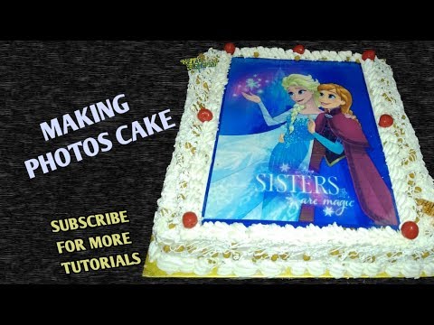 How to make  Disney princess sisters cake { how to nougat cake {kid's special }simple tachcique cake