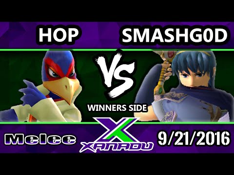 S@X 168 - SmashG0D (Marth) Vs. Hop (Falco) SSBM Tournament - Smash Melee