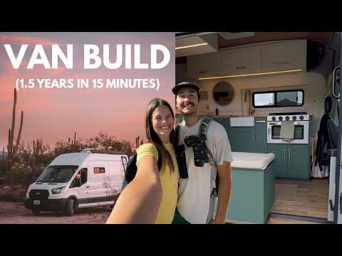 Full Van Build TIMELAPSE | Building the Camper Van of our Dreams