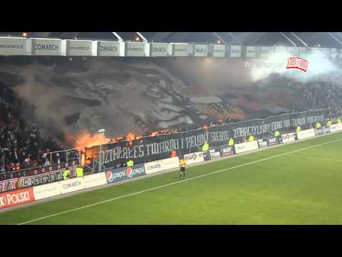 03.11.2012 Cracovia - Sandecja Nowy Sącz 1:0 OPRAWA 2 (WikiPasy.pl)