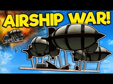 We Built and Battled Steampunk Airships in Gmod! - Garry's Mod Multiplayer Survival