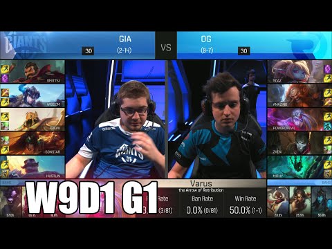 GIANTS vs Origen | Week 9 Day 1 S6 EU LCS Spring 2016 | GIA vs OG G2 W9D1 1080p