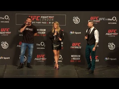 Fight Night London: Michael Bisping and Paige VanZant Q&A