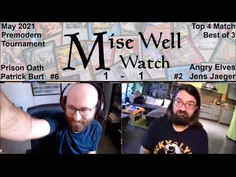 May 2021 Premodern Monthly - Top 4 Match - Prison Oath vs Angry Elves