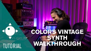 Video thumbnail for Colors Vintage Synth Walkthrough | HALion Instrument by Cinematique Instruments by VST Instruments & Plug-Ins