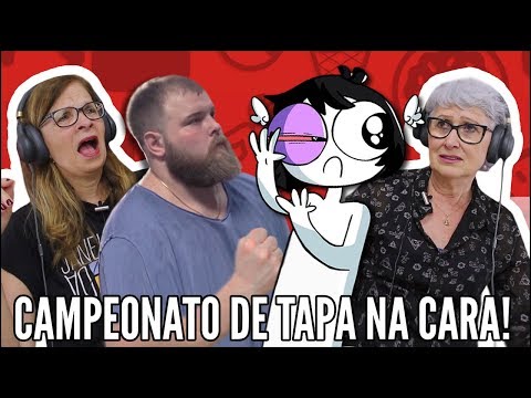 IDOSOS REAGEM A SAIKO - O CAMPEONATO DE TAPA NA CARA (sério, isso existe '-')