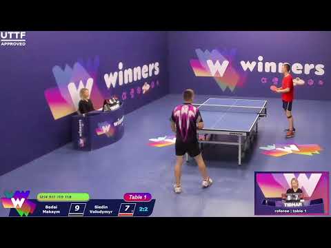 WINners League 10.08.21 Badai Maksym - Siedin Volodymyr 21:30