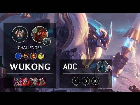 Wukong ADC vs Kalista - EUW Challenger Patch 11.3