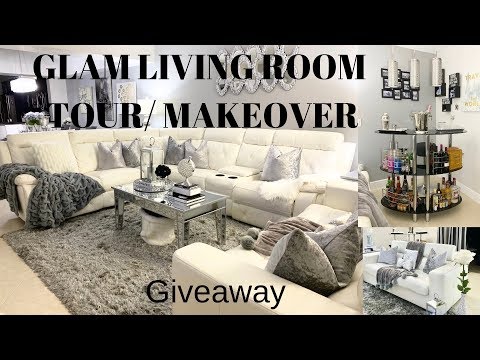 Glam Living Room Tour Home Decor Ideas I GIVEAWAY Closed
