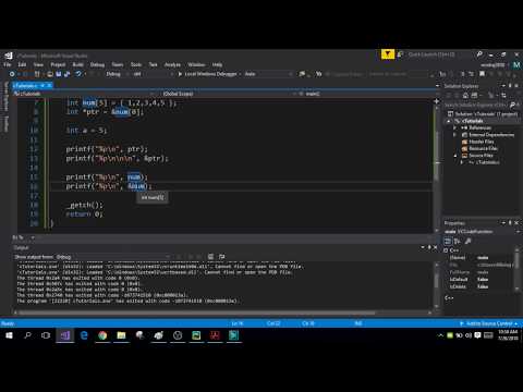 C Programming 21 Array Names And Pointer