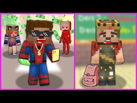 POOR STUDENTS VS RICH STUDENTS! 😱 - Minecraft