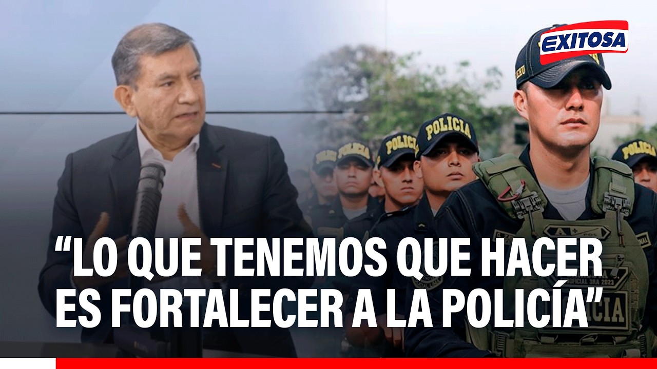 🔴🔵 Carlos Morán pide fortalecer a la PNP y rechaza militarizar las calles ante crisis de inseguridad