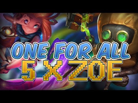 ONE FOR ALL 2018 - 5 x ZOE vs 5 x Heimerdinger - League of Legends
