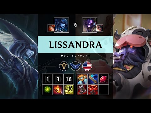 Lissandra Support vs Alistar - NA Diamond Patch 25.20