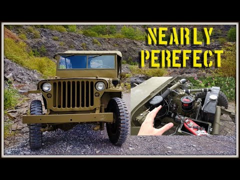 My Rebuilt jeep drives Awesome (after a difficult Transmission repair)  77 year old Willys MB