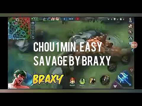 CHOU 1MIN. EASY SAVAGE BY BRAXY|WORLD RECORD...