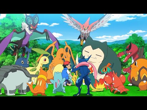 Ash's Pokemon RETURNS | Ash / Infernape & Gary vs Moltres - Pokemon Journeys Episode 68【AMV】
