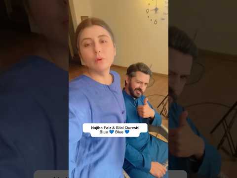 Beautiful Haseena Najiba Faiz with Bilal Qureshi at the set of Meesni #youtubeshorts #ytshorts #sho