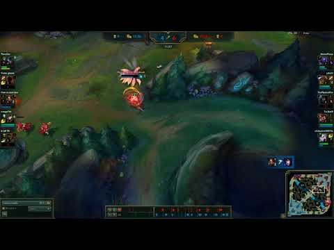 Nidalee vs ahri, after this move ahri rage quit