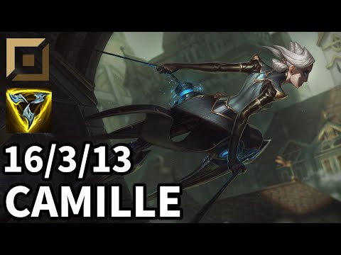 Camille Top vs Lillia - Ranked Master - Patch KR 12.16