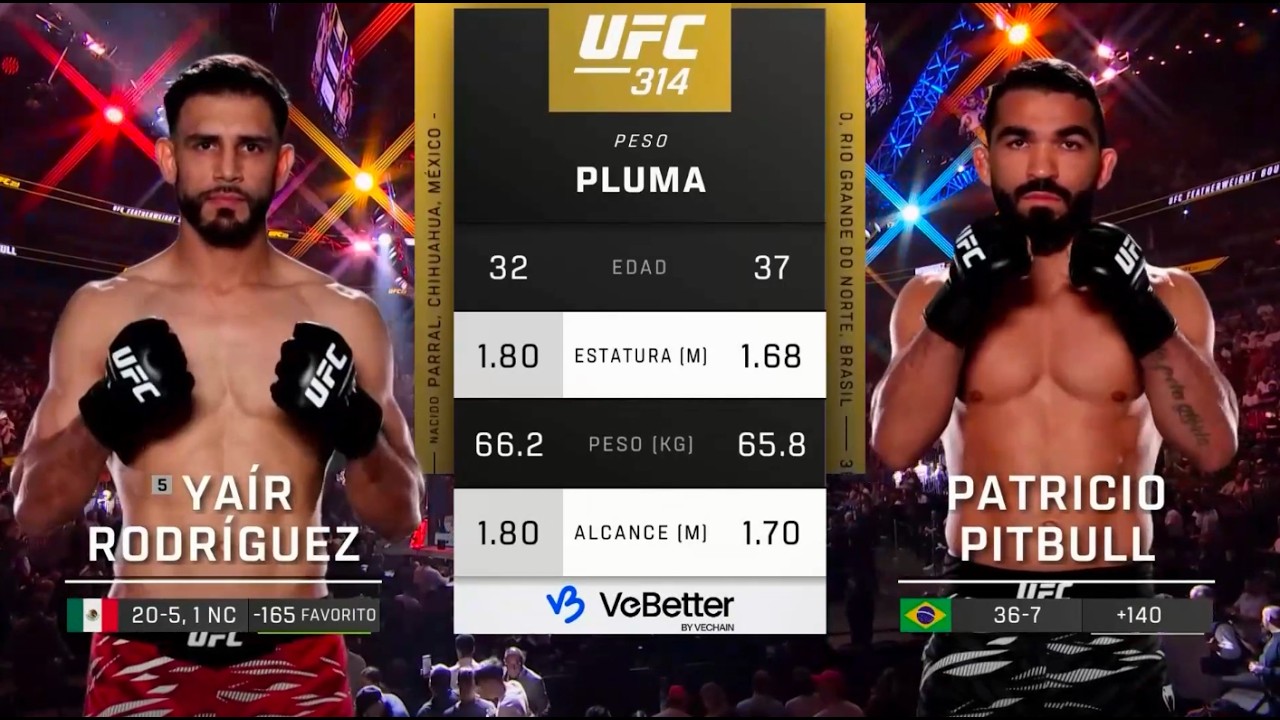 #NocheUFC Pelea Gratis: Pantera vs Pitbull