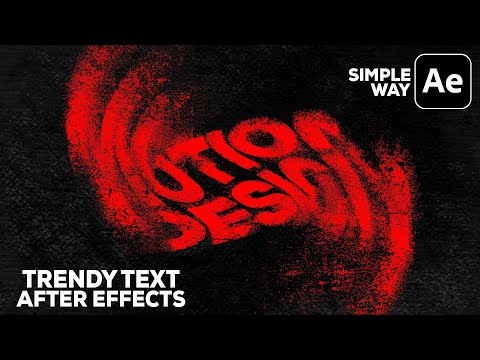 Easy After Effects Tutorial Particles Logo Text Animation Download Free Template