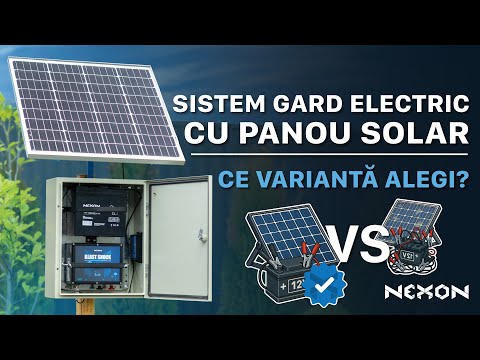 Gard electric cu panou solar, tot ce trebuie să știi despre alimentarea solară!