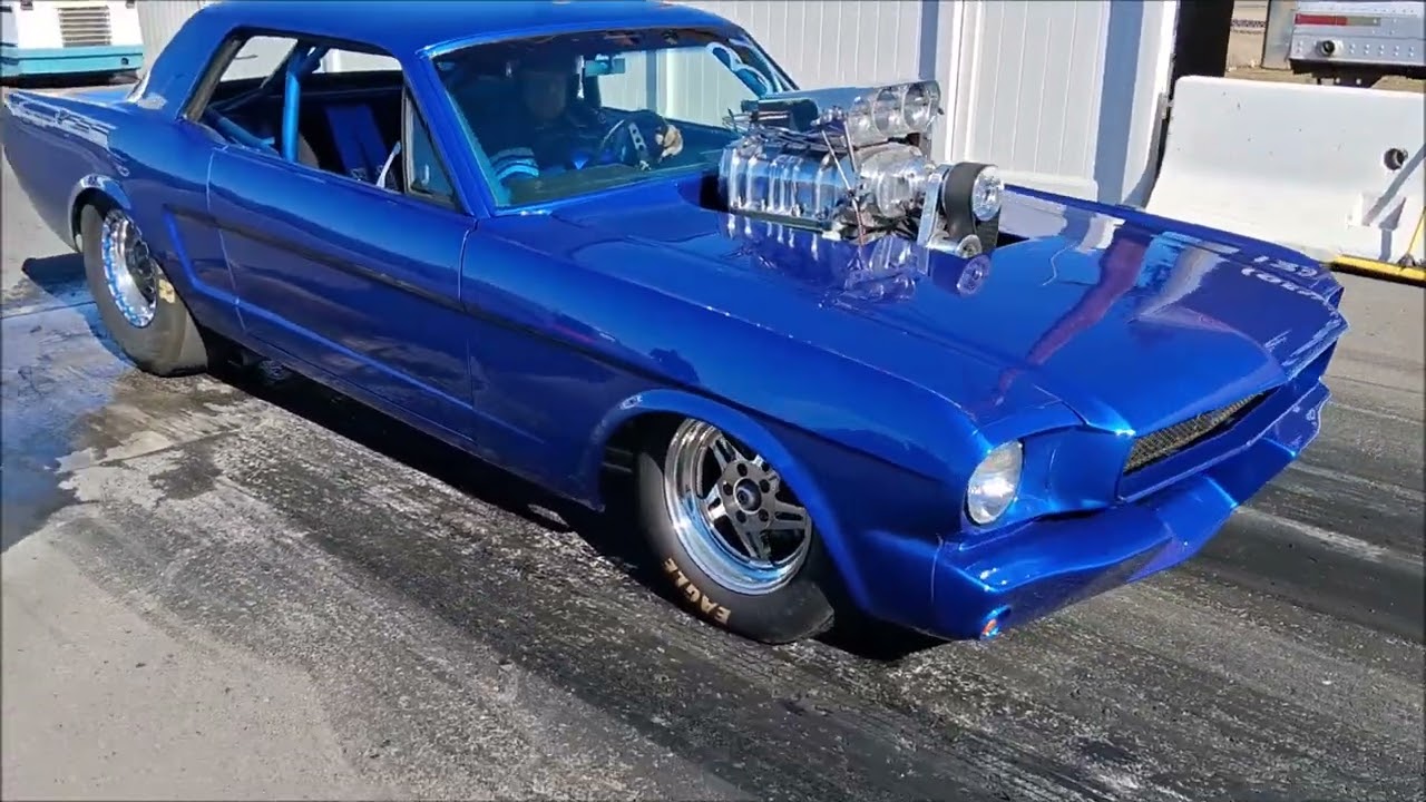 Blown Mustang at STREET LEGAL DRAGWAY HD