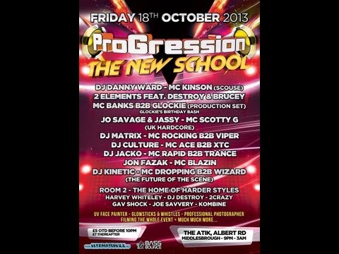 Dj Triple XL Mc Banks & Glockie @ ProGression Friday 20th September 2013