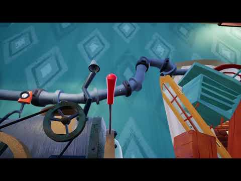 Hello Neighbor act 2 trampoline escape speedrun