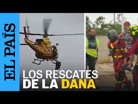 Las imágenes de los rescates en la Comunidad Valenciana tras la dana ‘Adam’ | EL PAÍS