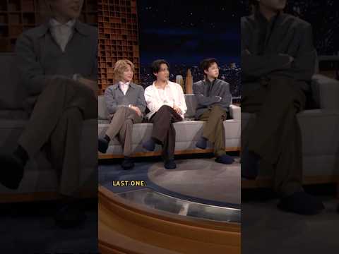 #BTS recommends the Top 5 BTS songs for a new fan to listen to first 🫰 #FallonTonight #BTSonFallon