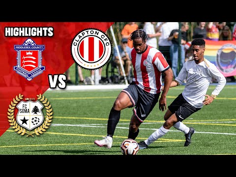 ⚽ Clapton CFC vs FC Soma - Highlights ⚽ - 14/08/2021 - Middlesex County Football League
