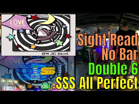 [PIU XX] Love is a Danger Zone D6 Sight Read No Bar SSS All Perfect (Turn on CC for lyrics)