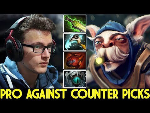 MIRACLE [Meepo] How to Deal with 5 Counter Pick Pro Gameplay 7.25 Dota 2