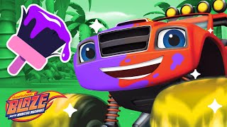 Makeover Machines #10 🏝  Blaze On An Island! | Blaze and the Monster Machines