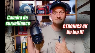 Caméra de surveillance 4K CTRONICS 640C 4KSD