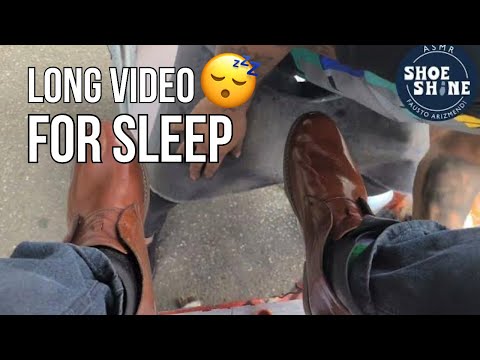 S7E55 Machine man compilation Long Video  #ASMR #shoeshine #faustoarizmendi