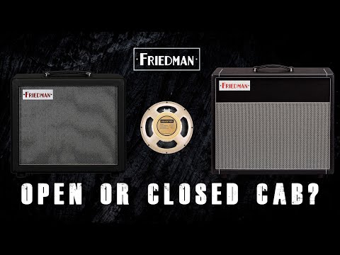 Open Or Closed Cab? - With Friedman Amplification