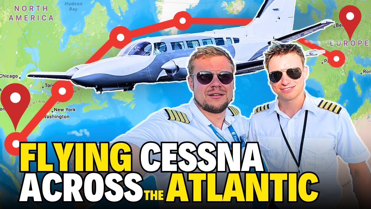 TRANSATLANTIC MISSION:Cessna 404 Flight from Germany to Florida,USA. Part I of II, Germany-Greenland