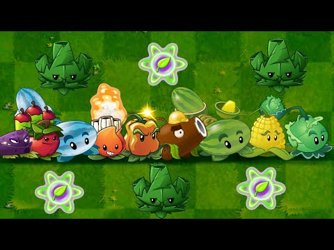 All Arma-Mint Family Challenge & Power Up vs Brickhead Zombie - PVZ 2 Gameplay