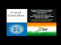 27 Jan 24 Current Affairs Imp Mpsc Combine Gr B C Forest Technical Services Etc